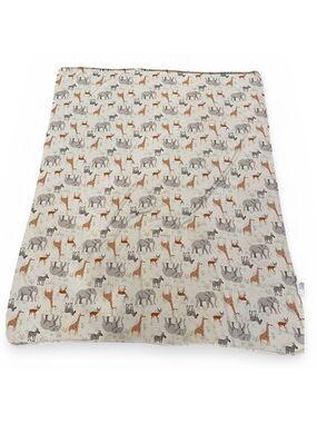Baby Mode Jungle Blanket Stretchy Swaddle Elephant Giraffe Zebra Lovey Throw